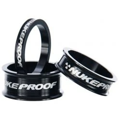 Nukeproof Turbine Alloy Headset Spacer Pack 1 1/8" - Black Controls