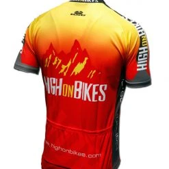 High On Bikes V1 - Short Sleeve Cycling Jersey Clothing