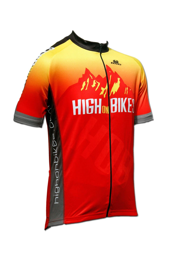 High On Bikes V1 - Short Sleeve Cycling Jersey Clothing 1 High On Bikes V1 - Short Sleeve Cycling Jersey Clothing