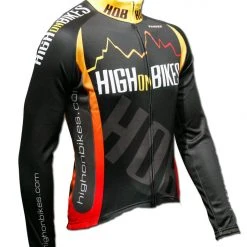 High On Bikes V2 - Long Sleeve Cycling Jersey Clothing