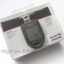 Cateye Velo 5 Wired Cycle Bike Computer - Black