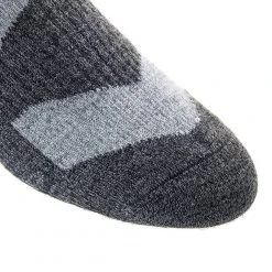 SealSkinz Walking Thin Socklet - Grey Marl / Dark Grey