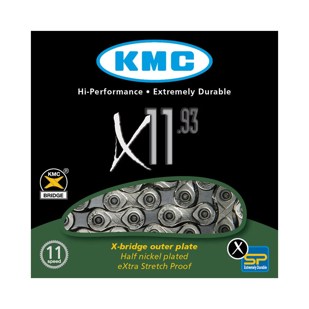 KMC X11-93 - 11 Speed Road / MTB Chain 2 KMC X11-93 - 11 Speed Road / MTB Chain