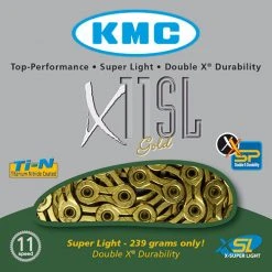 KMC X11- SL Gold 11 Speed Chain Drivetrain