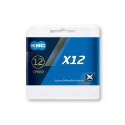 KMC X12 Chain - 12 Speed - 126L - Silver Drivetrain