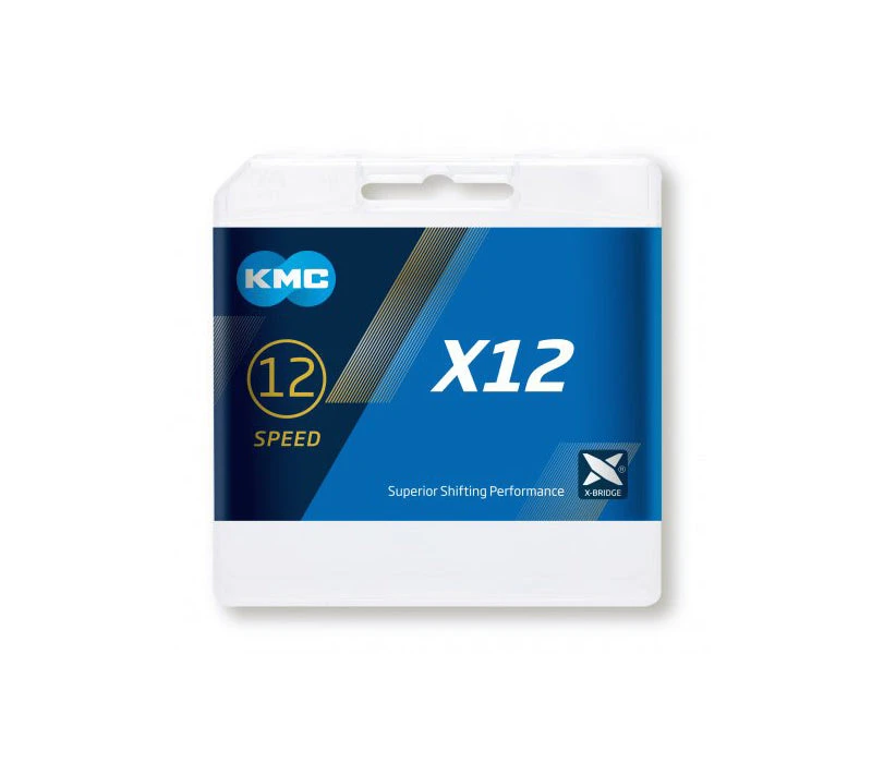 KMC X12 Black Tech Chain - 12 Speed - 126L - Black 2 KMC X12 Black Tech Chain - 12 Speed - 126L - Black