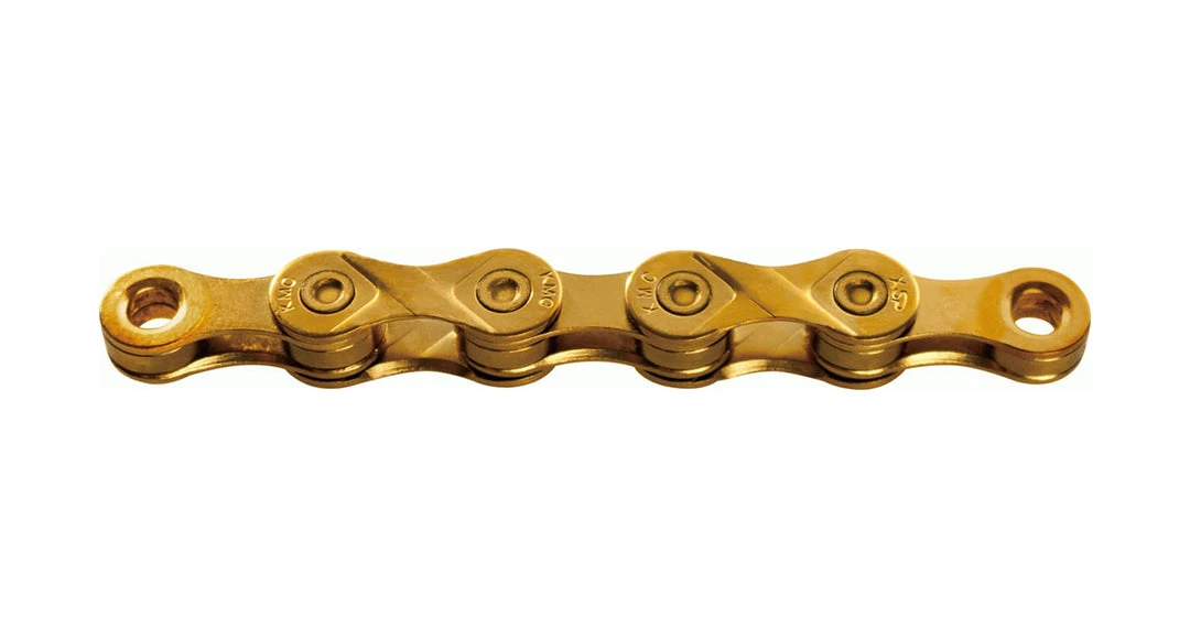 KMC X9 Ti-N Chain - 9 Speed - 114L - Gold 1 KMC X9 Ti-N Chain - 9 Speed - 114L - Gold