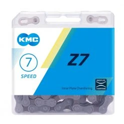 KMC Z7 - 6/7 Speed Chain - 114L- Grey / Brown